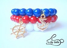 Marynarski set! Więcej na fb.com /bransoletkibyluka