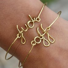 Bransoletka z napisem &quot...