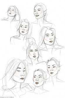 Jak naszkicować Lucy Liu lub ogólnie Azjatkę :)
