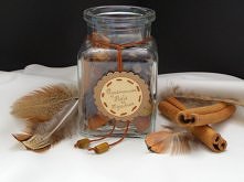 Świecznik cynamonowy ;)