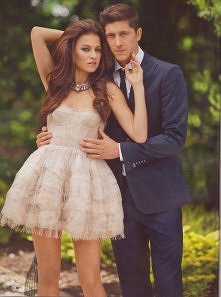 Robert Lewandowski z żoną Anną Lewandowską.