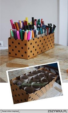 pomysłowy organizer biurkowy