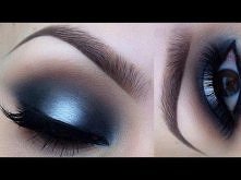 Matte black and white makeup tutorial