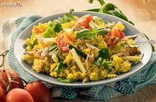 Kuskus z pomidorami i ogórkiem