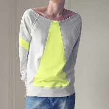 Lekka Raglan Trójkąt Fluo