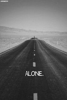 ALONE.