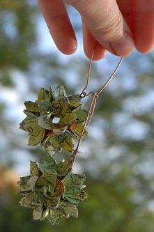 co sądzicie? ręcznie robione kolczyki origami (link po kliknięciu w zdjęcie)