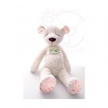 Nowość !!! Boska's Teddies Eko Miś Królik - Ręcznie Wykonana Maskotka Wypełniona Wełną Owczą - Wełniana maskotka wykonana ręcznie. Przędza z jakiej uszyty jest Eko miś to 1...