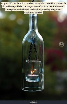 Jak zrobić lampion z butelki?