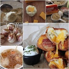 bomby ziemniaczano- bekonowe