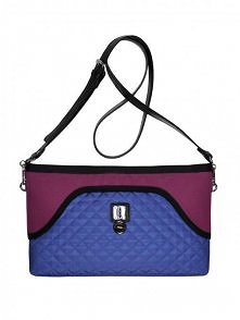 Duża kopertówka z odpinanym skórzanym paskiem