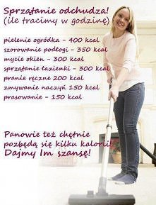 Sprzątanie odchudza! Ile tr...
