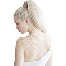 Fashion Silver/Gold Multilayer Tassels Body Chain
