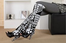 Dwubarwne kozaczki bez noska