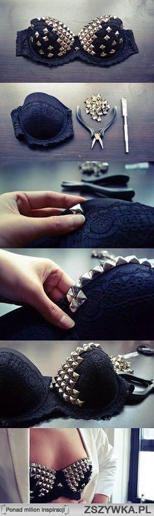 Fajny pomysł na wykorzystanie starego stanika i uatrakcyjnienie go ;)