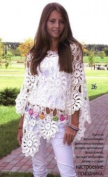 ленточное кружево крючком с...