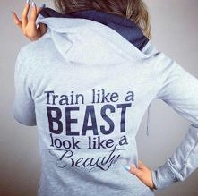 Trenuj jak bestia. Wyglądaj jak księżniczka.