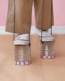 "szczudła" z puszki