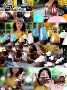 czekoladowe miseczki