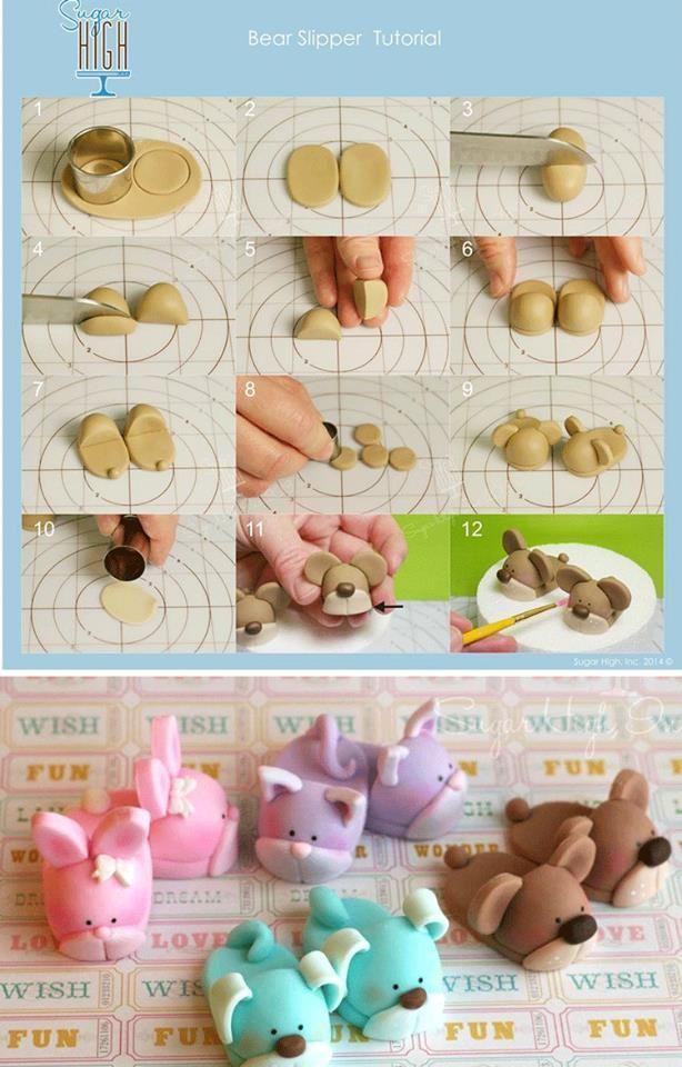 BEAR SLIPPER TUTORIAL