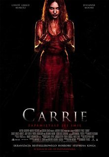 Carrie. Polecam zarówno książkę jak i film. Stephen King jest mistrzem thrillerów i horrorów. Książka moim zdaniem ciekawa, trzymająca w napięciu i dosyć zaskakujące zakończenie...