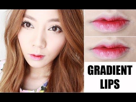 korean gradient lips tutorial