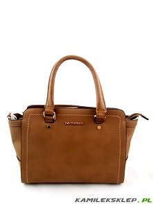 ~ DAVID JONES ~ Stylowy, beżowy kuferek, torebka. AŻ -10zł MNIEJ DLA UŻYTKOWNIKÓW ZSZYWKI!