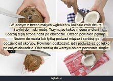 Jak otworzyć i obrać kokosa?