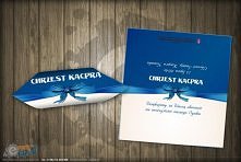 Elegancka, spersonalizowana krówka na Chrzest :)