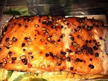 Kolacja - łosoś z pieprzem