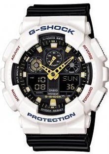 Biało-czarny zegarek z kolekcji G-Shock.