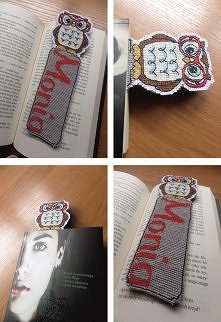 Zakładka do książki z prześliczną sową, jako prezent dla mojej siostry