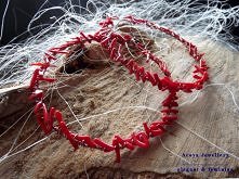 Kolczyki z koralem " Giganty"