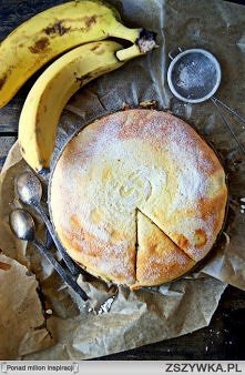 Bananowy sernik na jogurcie...