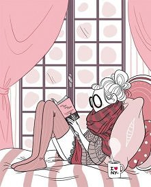 czytanie na łóżku