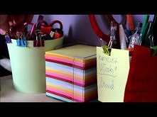 DIY Przybornik na biurko i organizer ♥ BackToSchool z DIYGIRL ♥ +School Outfit