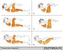 ćwiczenia na brzuch ;)