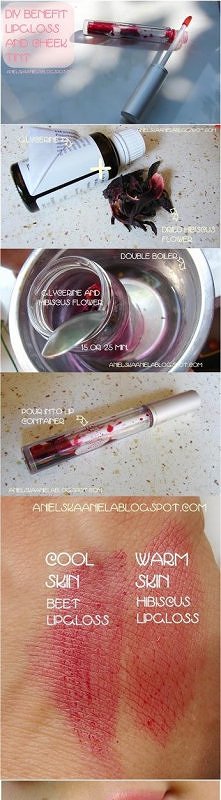 DIY BŁYSZCZYK ,SZMINKA I RÓŻ W JEDNYM inspirowany BENEFIT

więcej porad klik zdjęcie