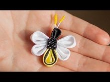 Пчелка Канзаши Мастер Класс