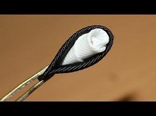 Базовые лепестки Канзаши #22 "Круглый с завитками" / Kanzashi