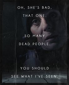 "By your skill set, you are - or were - an intelligence agent. Your accent is currently English but I suspect you are not. You’re on the run from something; you’ve used you...