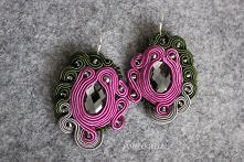 Kolczyki soutache.