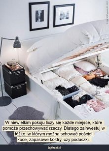 Gdzie przechowywać pościel ...