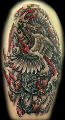 feniks tatuaże wzory
