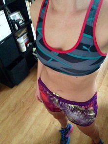 czeka mnie jeszcze mnóstwo pracy zanim zobacze mięśnie na brzuchu...