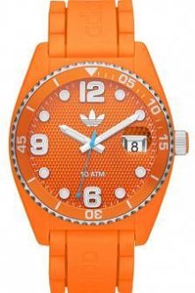 Pomarańczowy zegarek marki ...