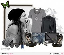 W miejskim stylu. Szarości.