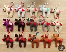 reniferki na choinkę