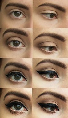 Brown Eyeshadow + Eyeliner