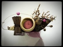 świecznik w łódeczce...